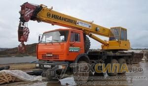  Аренда Автокрана Камаз Ивановец КС-45717 К-3 (25 тонн) 